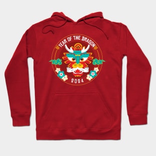 Celebrating the 2024 Chinese Year of the Dragon Hoodie